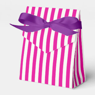 Boutique Stripes - Favor Boxes Tent with Ribbon