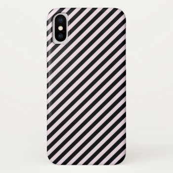 Boutique Stripes (more Options) - Iphone X Case by galleriaofart at Zazzle