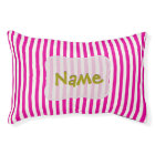 Boutique Stripes Pink -Indoor Dog Bed Small Pillow