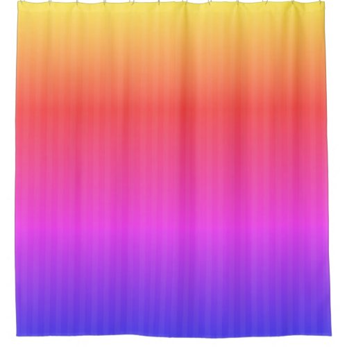Boutique Stripes Rainbow _ Shower Curtain