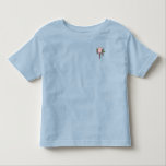 Boutonniere Rose Flower Wedding Ring Bearer Toddler T-shirt<br><div class="desc">Features an original marker illustration of a pretty pink rose wedding boutonniere button hole flower, surrounded by delicate baby's breath, and "pinned" to a toddler tee, with RING BEARER on the back side. Designer is available to create and upload custom designs to match the colors and themes of your wedding--click...</div>