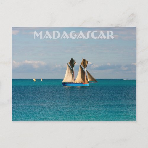 Boutre  Madagascar Postcard