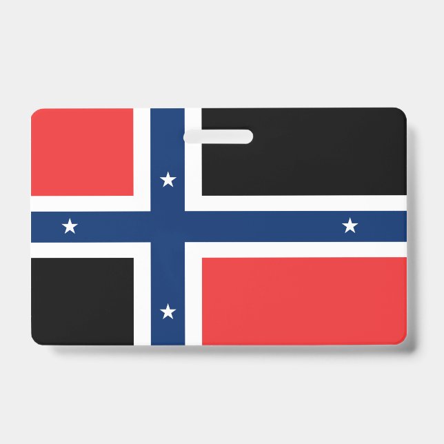Bouvet Island flag Badge (Front)