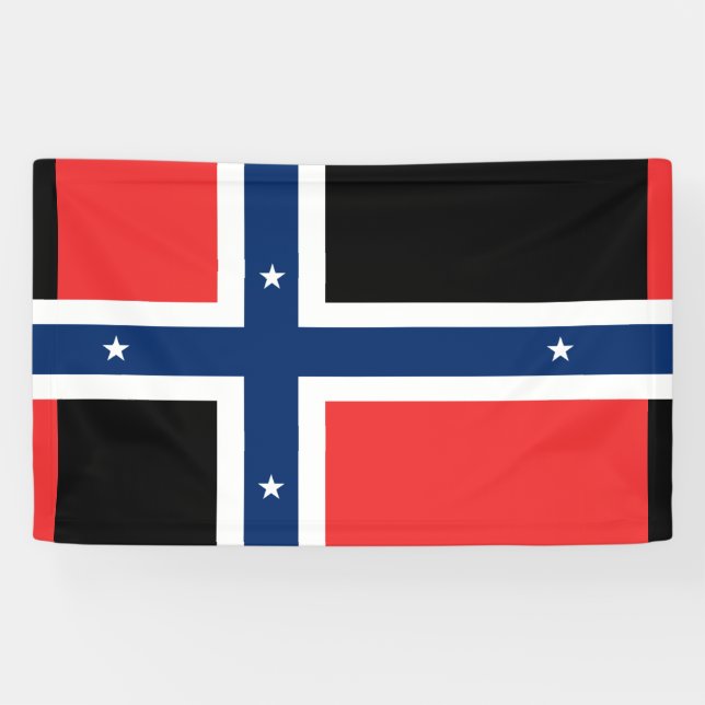 Bouvet Island flag Banner (Horizontal)