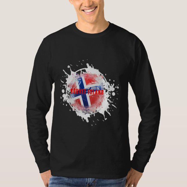 Bouvet Island Splash T-Shirt (Front)