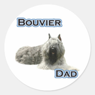 Bouvier Dad 4 - Sticker