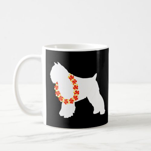 Bouvier Des Flandres Aloha Hawaiian Lei Dog  Coffee Mug
