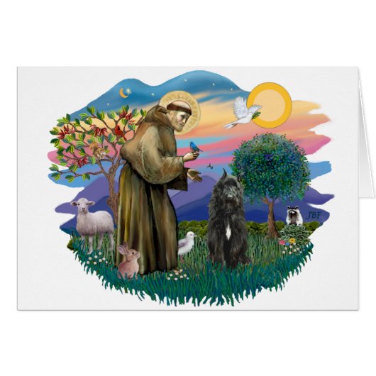 Bouvier des Flandres (black) Cards (Front Horizontal)