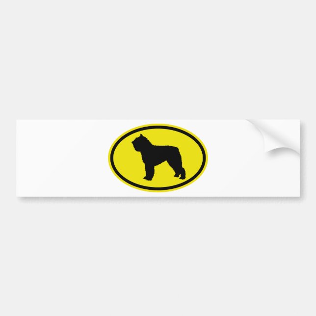 Bouvier des Flandres Bumper Sticker (Front)