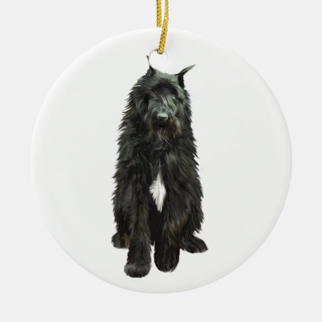Bouvier des Flandres Ceramic Ornament (Front)