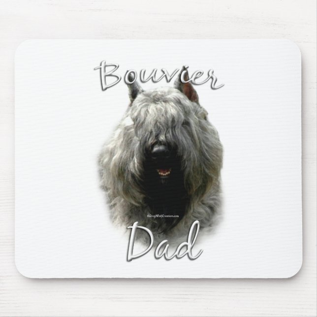 Bouvier des Flandres Dad 2 Mouse Pad (Front)