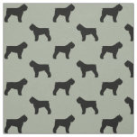 Bouvier des Flandres Dog Breed Silhouettes Fabric