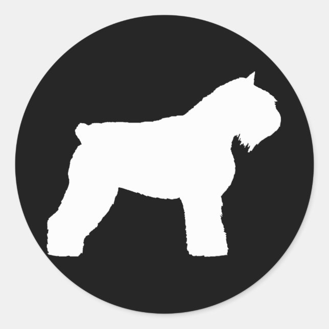Bouvier des Flandres Dog Classic Round Sticker (Front)