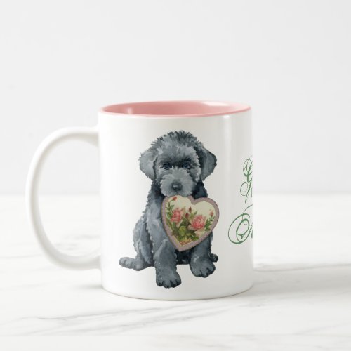 Bouvier des Flandres Heart Mom Two_Tone Coffee Mug