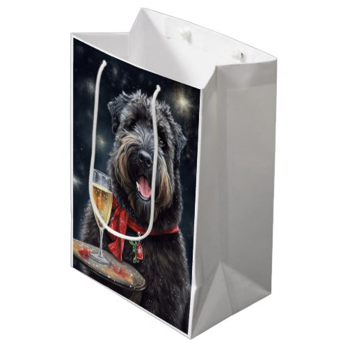 Bouvier des Flandres  New Year Medium Gift Bag