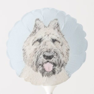 Bouvier des Flandres Painting - Original Dog Art Balloon