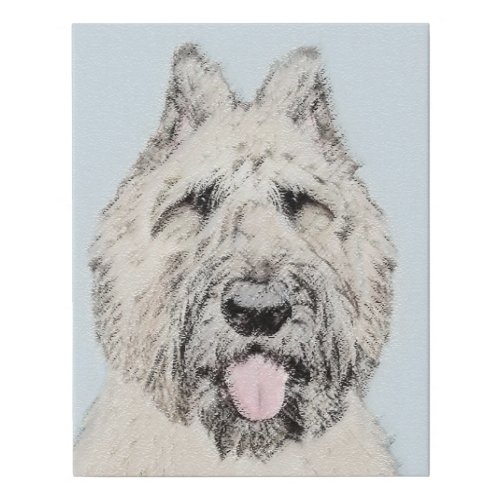 Bouvier des Flandres Painting _ Original Dog Art Faux Canvas Print