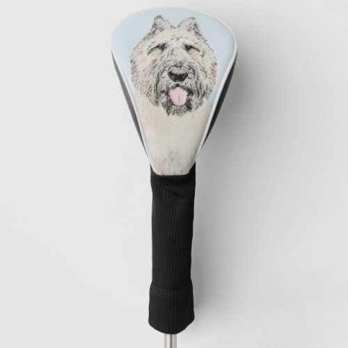 Bouvier des Flandres Painting _ Original Dog Art Golf Head Cover
