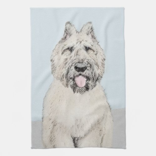 Bouvier des Flandres Painting _ Original Dog Art Kitchen Towel