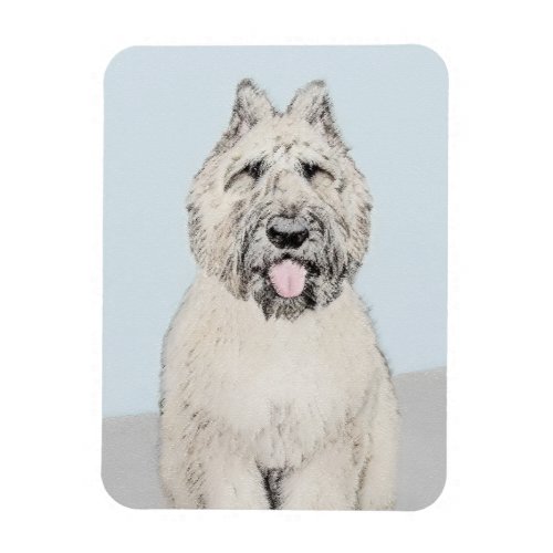 Bouvier des Flandres Painting _ Original Dog Art Magnet