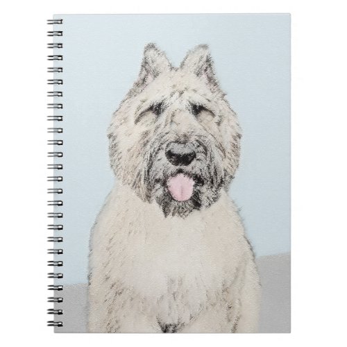 Bouvier des Flandres Painting _ Original Dog Art Notebook