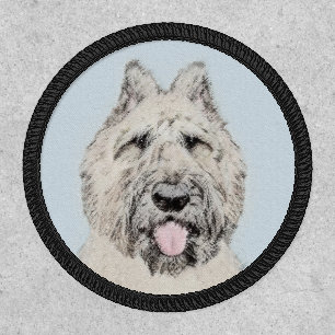 Bouvier des Flandres Painting - Original Dog Art Patch
