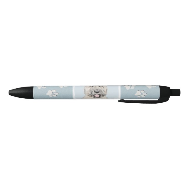 Bouvier des Flandres Painting - Original Dog Art Pen (Bottom)