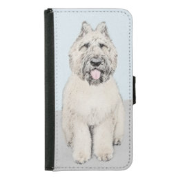 Bouvier des Flandres Painting - Original Dog Art Samsung Galaxy S5 Wallet Case