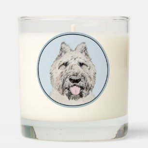 Bouvier des Flandres Painting - Original Dog Art Scented Candle