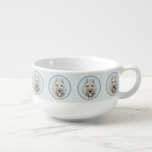 Bouvier des Flandres Painting - Original Dog Art Soup Mug