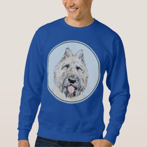 Bouvier des Flandres Painting _ Original Dog Art Sweatshirt