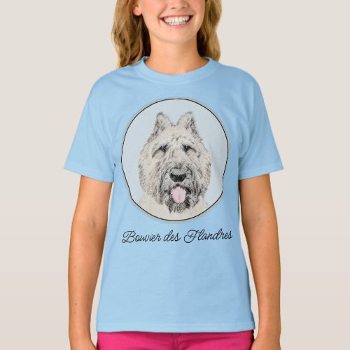 Bouvier des Flandres Painting _ Original Dog Art T T_Shirt