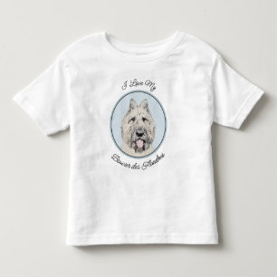 Bouvier des Flandres Painting - Original Dog Art Toddler T-shirt