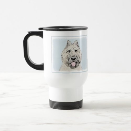Bouvier des Flandres Painting _ Original Dog Art Travel Mug