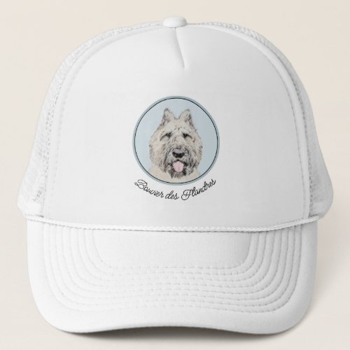 Bouvier des Flandres Painting _ Original Dog Art Trucker Hat