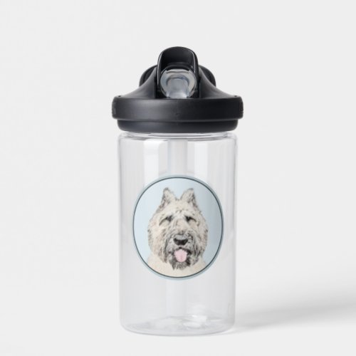 Bouvier des Flandres Painting _ Original Dog Art Water Bottle