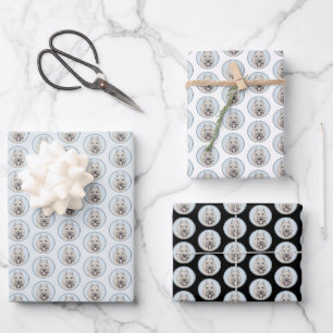 Bouvier des Flandres Painting - Original Dog Art Wrapping Paper Sheets