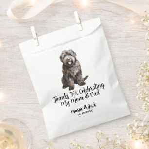 Bouvier des Flandres Pet Cocktail Wedding Favor Bag
