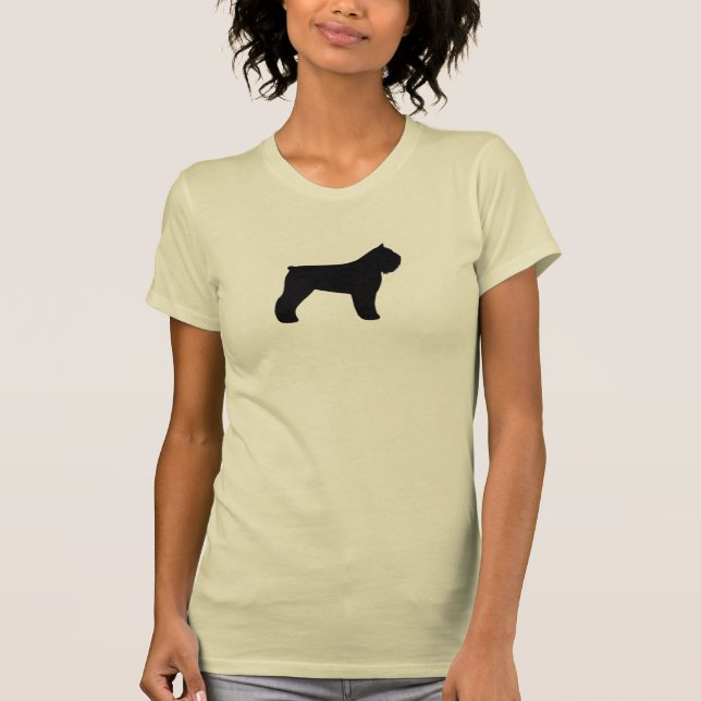 Bouvier des Flandres Silhouette T-Shirt (Front)