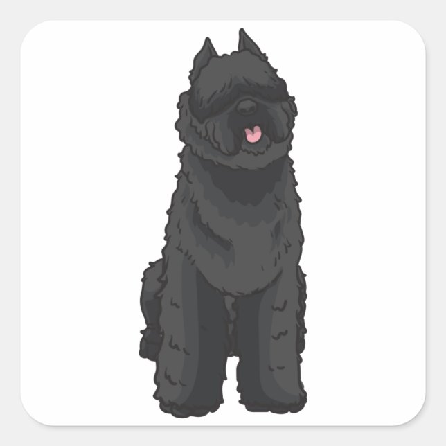 Bouvier des Flandres Square Sticker (Front)