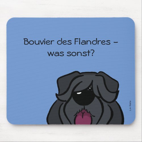 Bouvier des Flandres _ was sonst Mouse Pad