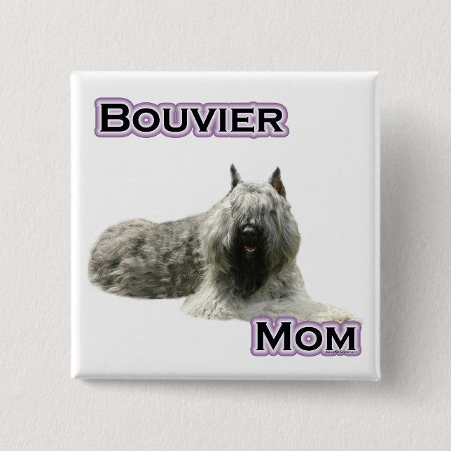 Bouvier Mom 4 - Button (Front)