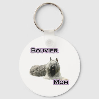 Bouvier Mom 4 - Keychain