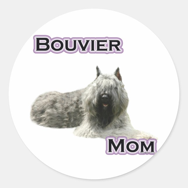 Bouvier Mom 4 - Sticker (Front)