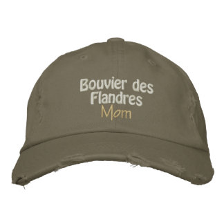bouvier mom embroidered baseball hat