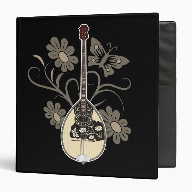 Bouzouki 3 Ring Binder (Front/Inside)