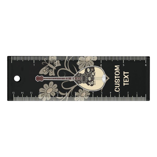 Bouzouki 6 inch Ruler (Front)