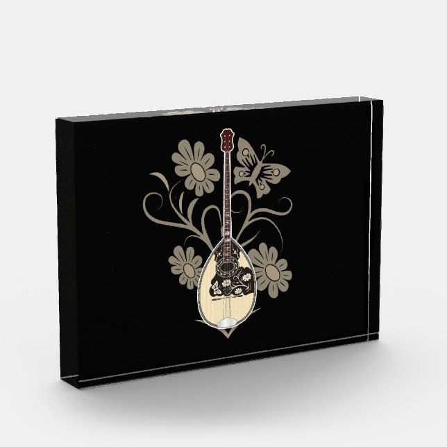 Bouzouki Acrylic Award (Left)