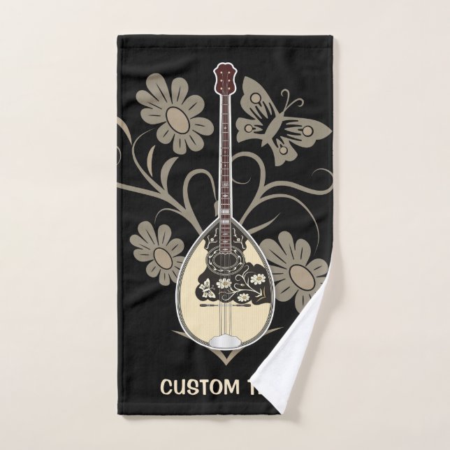Bouzouki Bath Towel Set (Hand Towel)