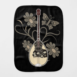 Bouzouki Burp Cloth